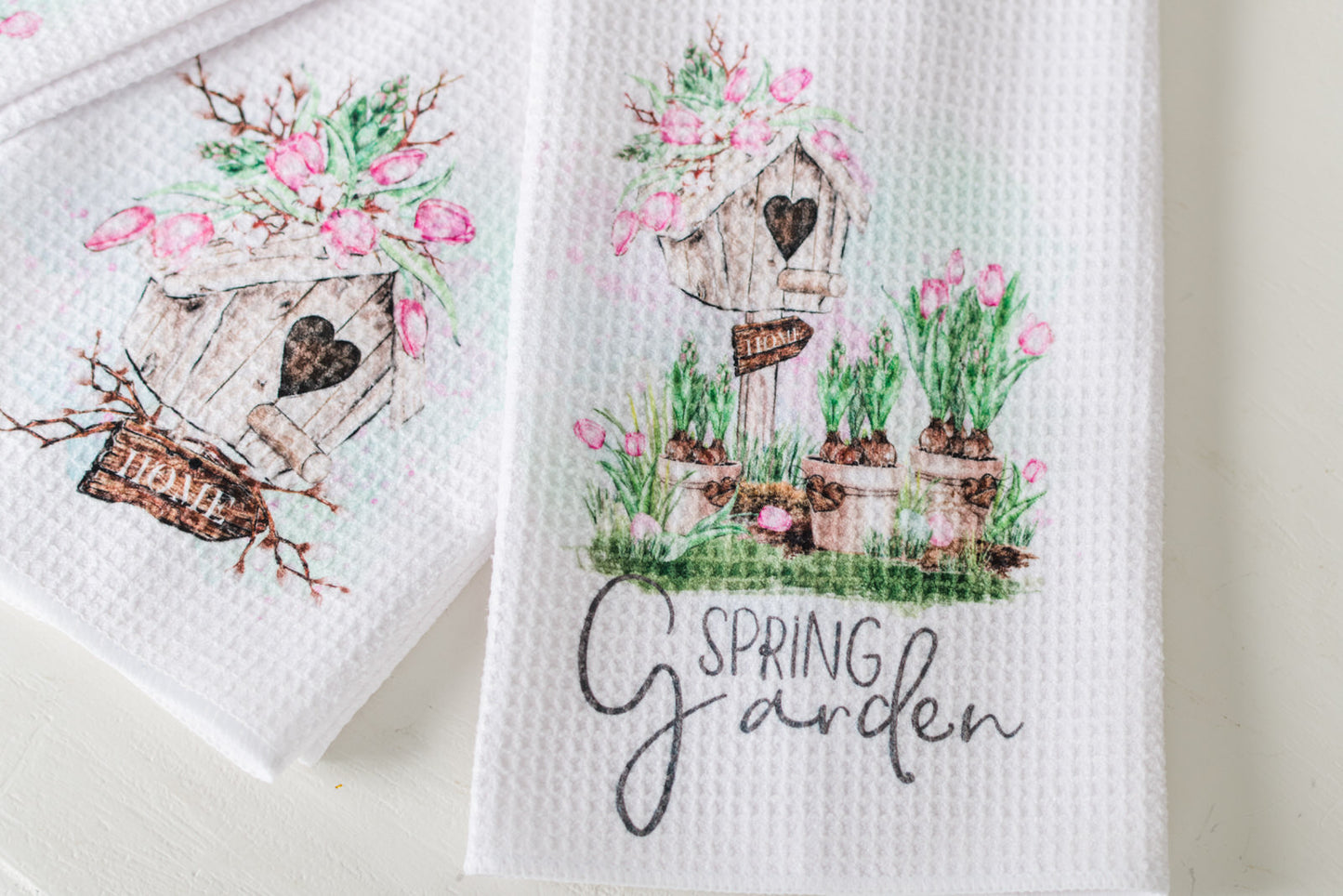 Spring Garden Tea Towels