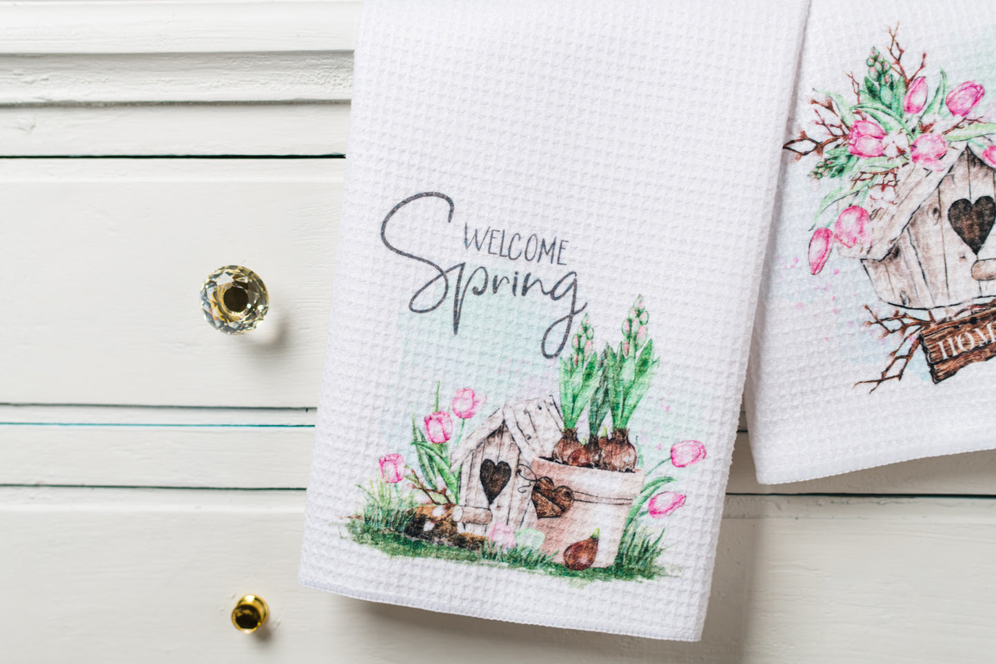 Spring Garden Tea Towels