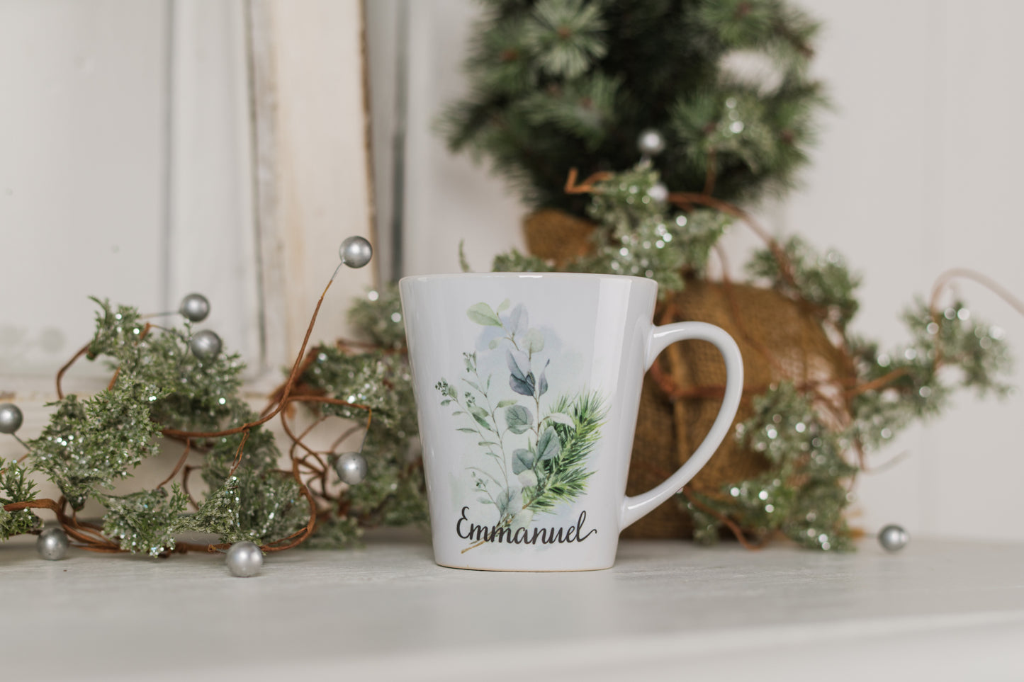 Winterberry Latte Coffee Mugs