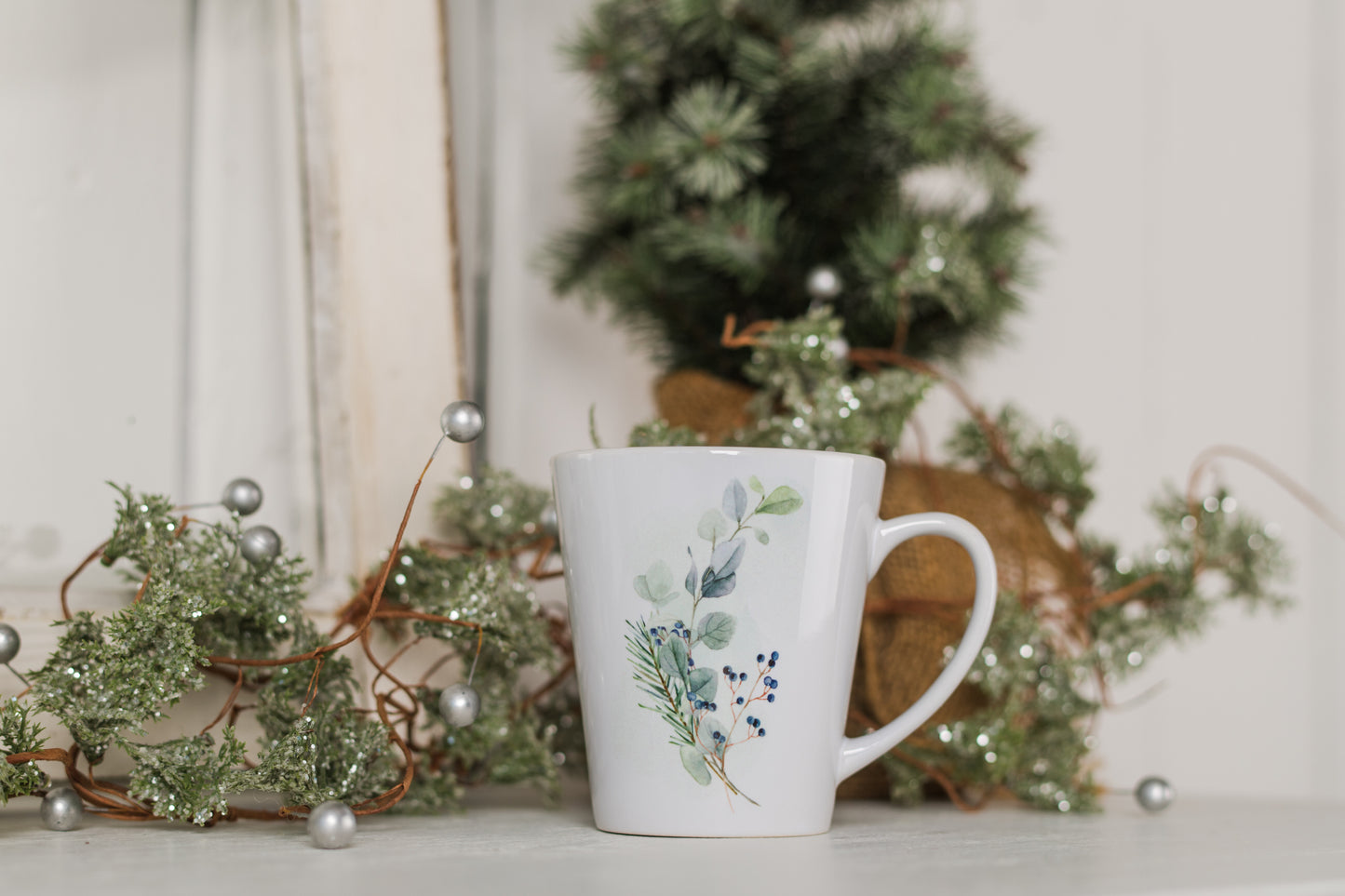 Winterberry Latte Coffee Mugs