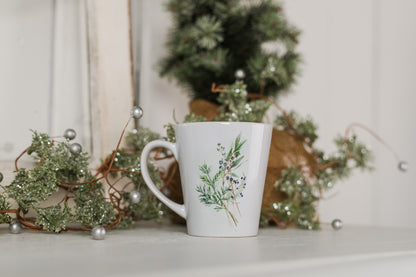 Winterberry Latte Coffee Mugs