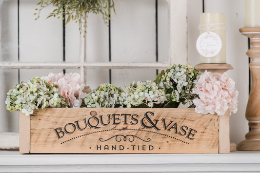 Bouquets & Vases Farmhouse Tray