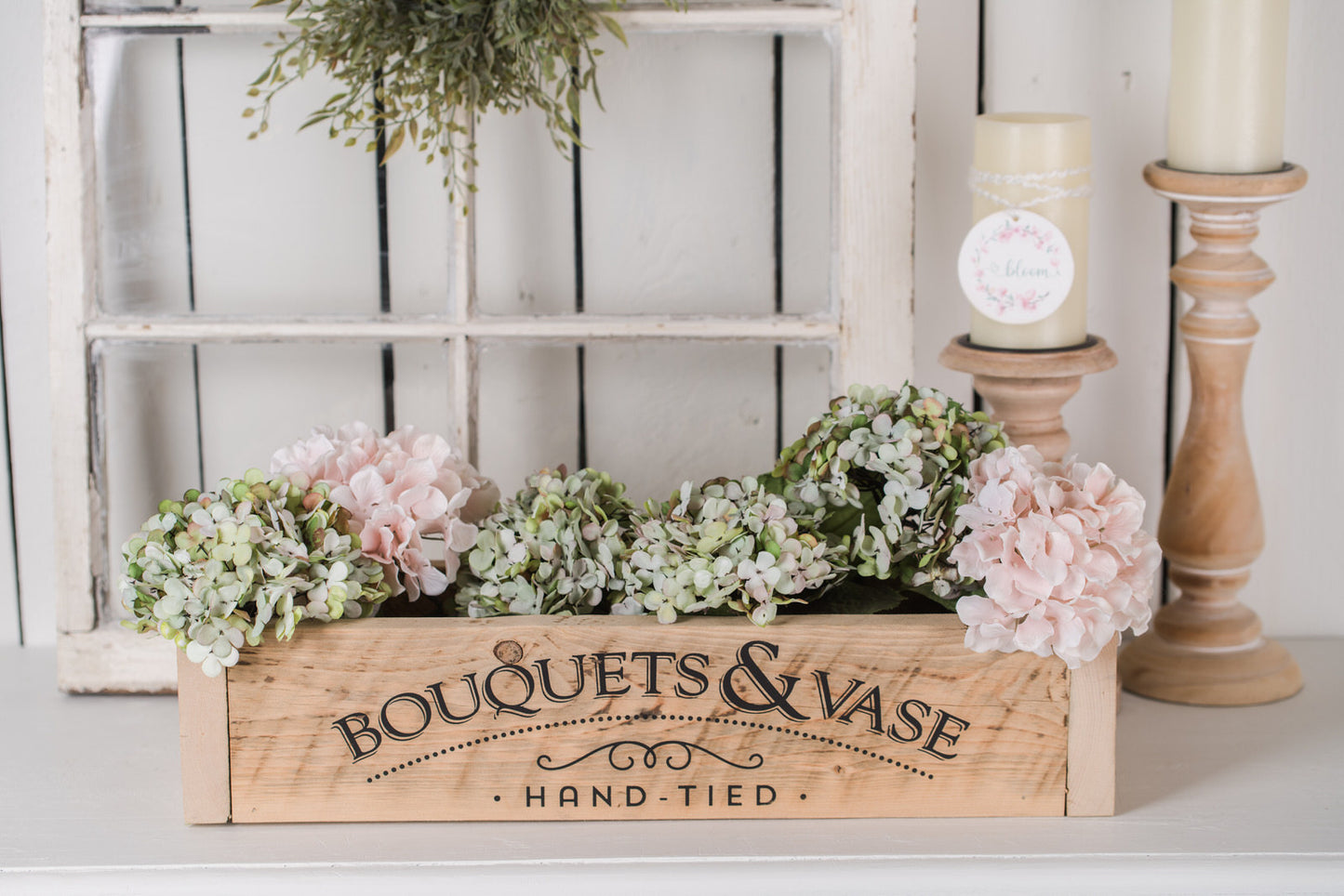 Bouquets & Vases Farmhouse Tray